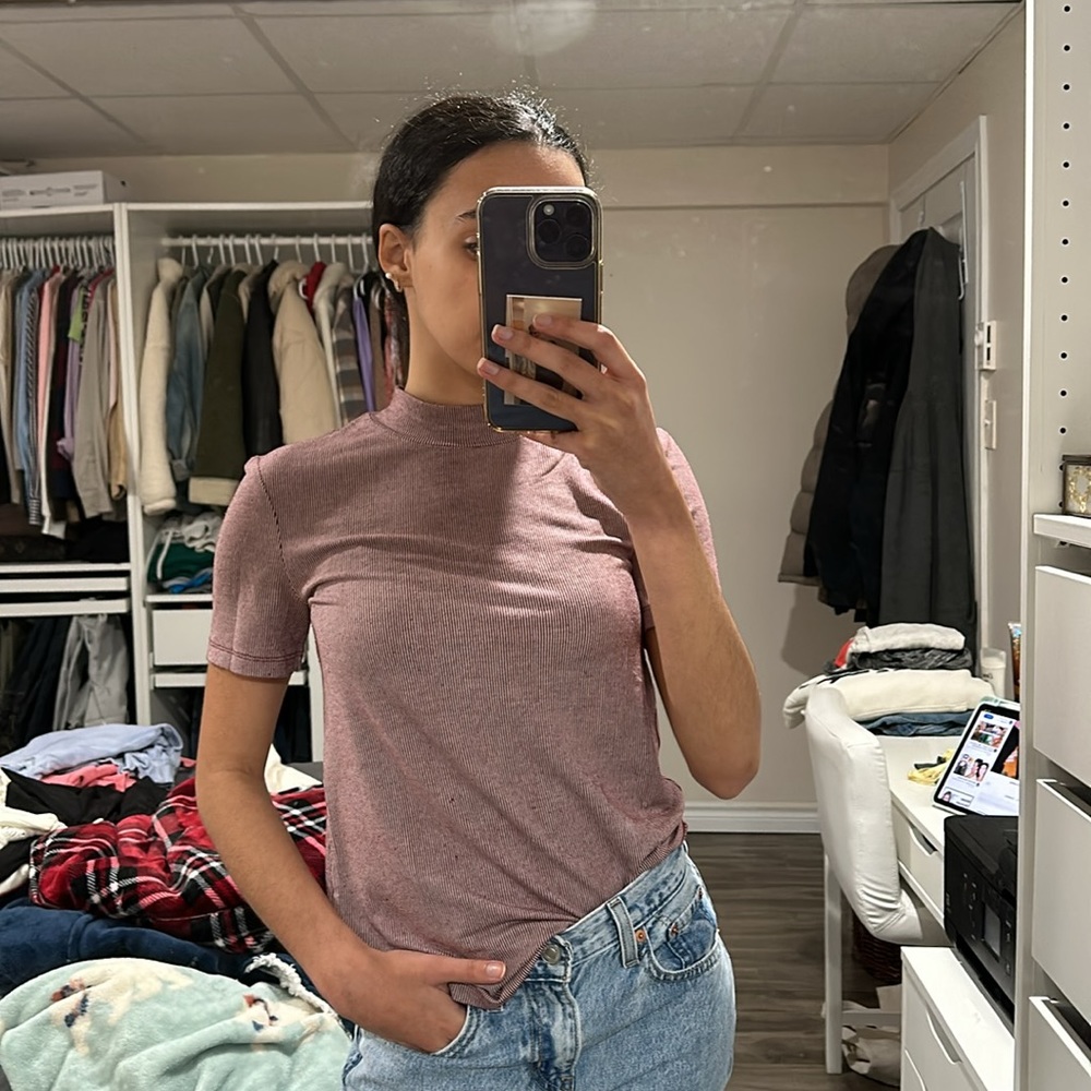 zara mock neck